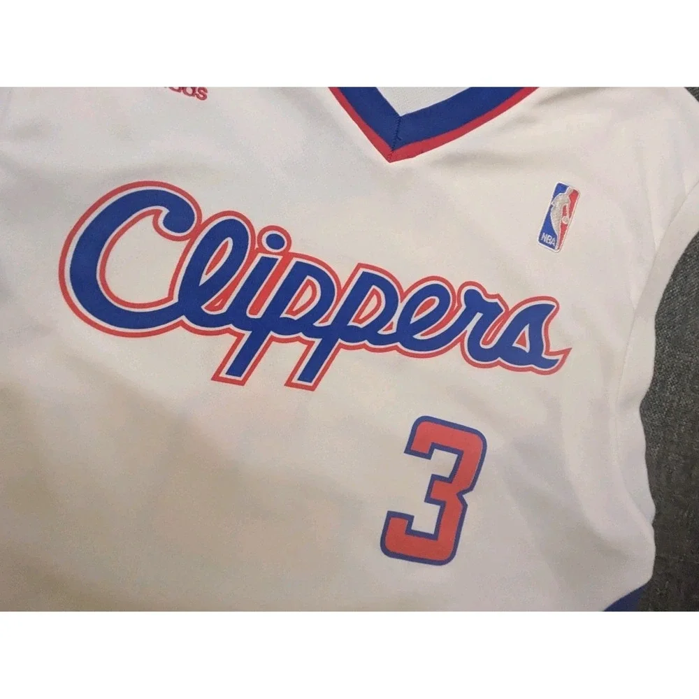 Adidas Clippers Chris Paul #3 White Jersey Shirt Youth Small Basketball NBA